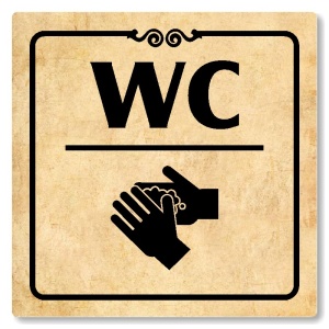 WC, 118x118mm, pergamen, Texas
